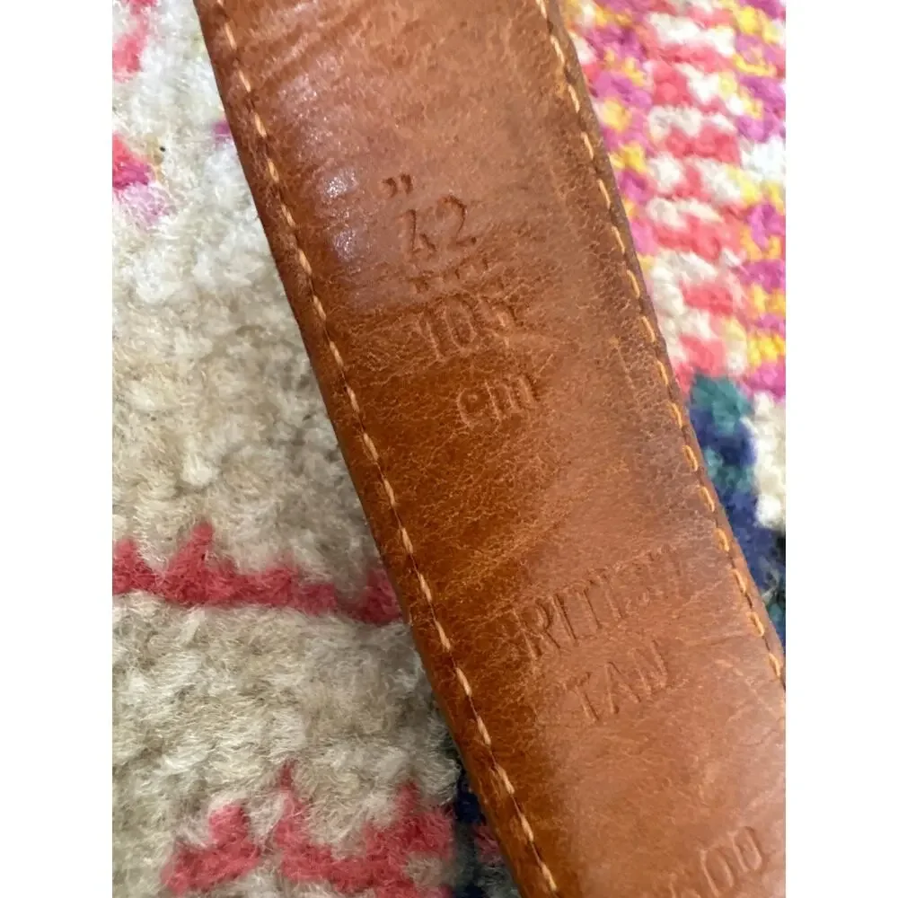 Coach Brown Learher Belt‎ 42”